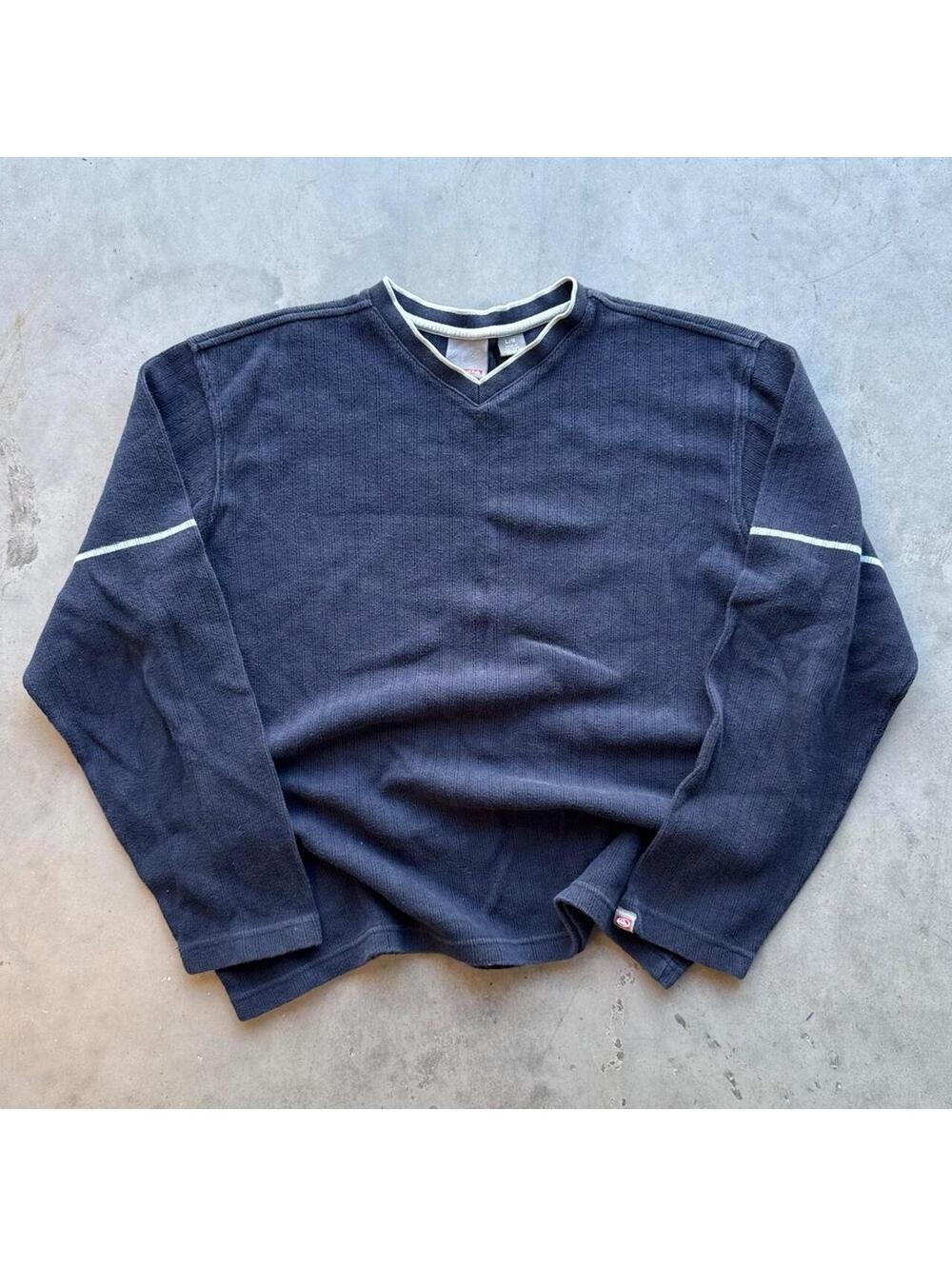 vintage quiksilver thermal sweater